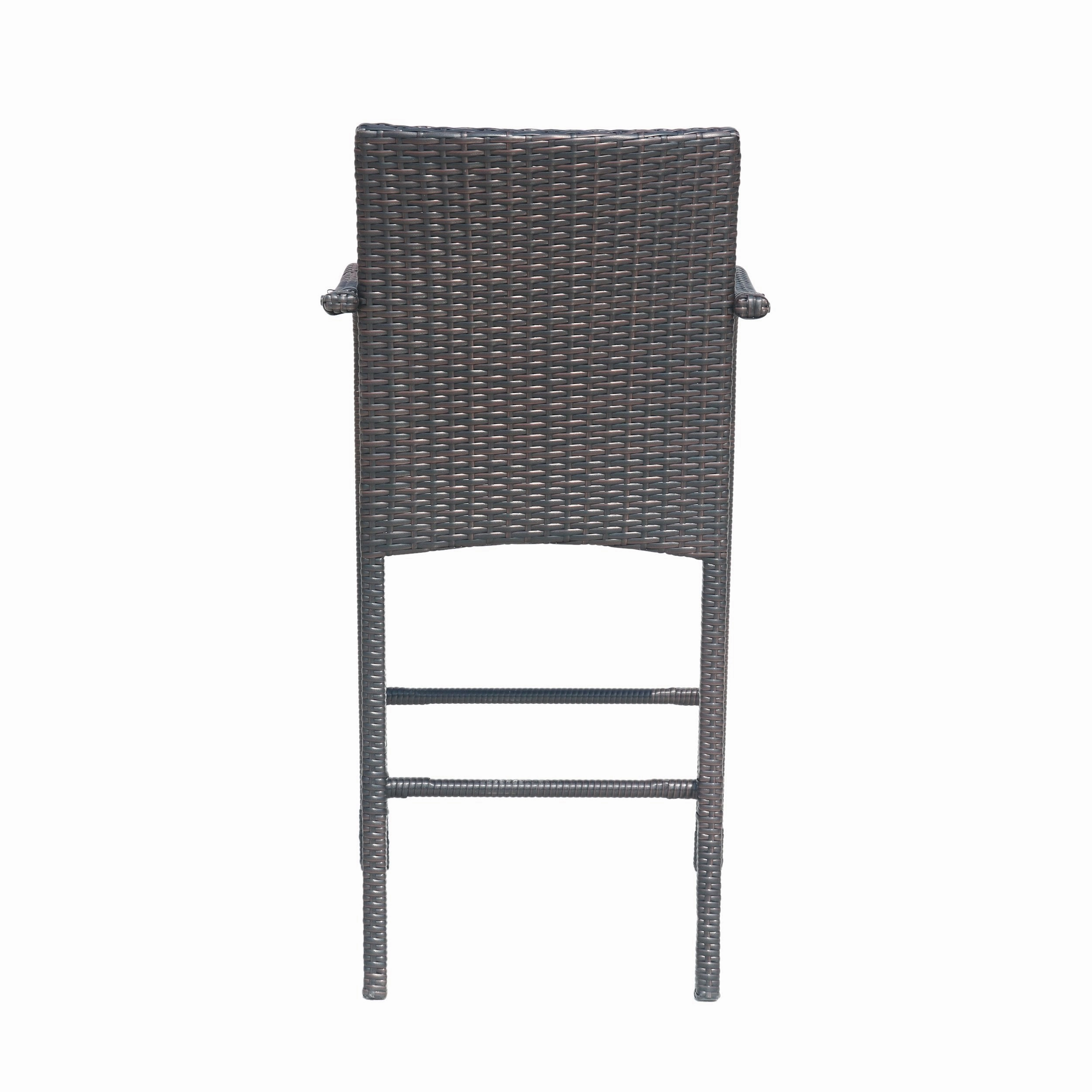 Outdoor Wicker Barstool Chair (Set of 2) - NH243113