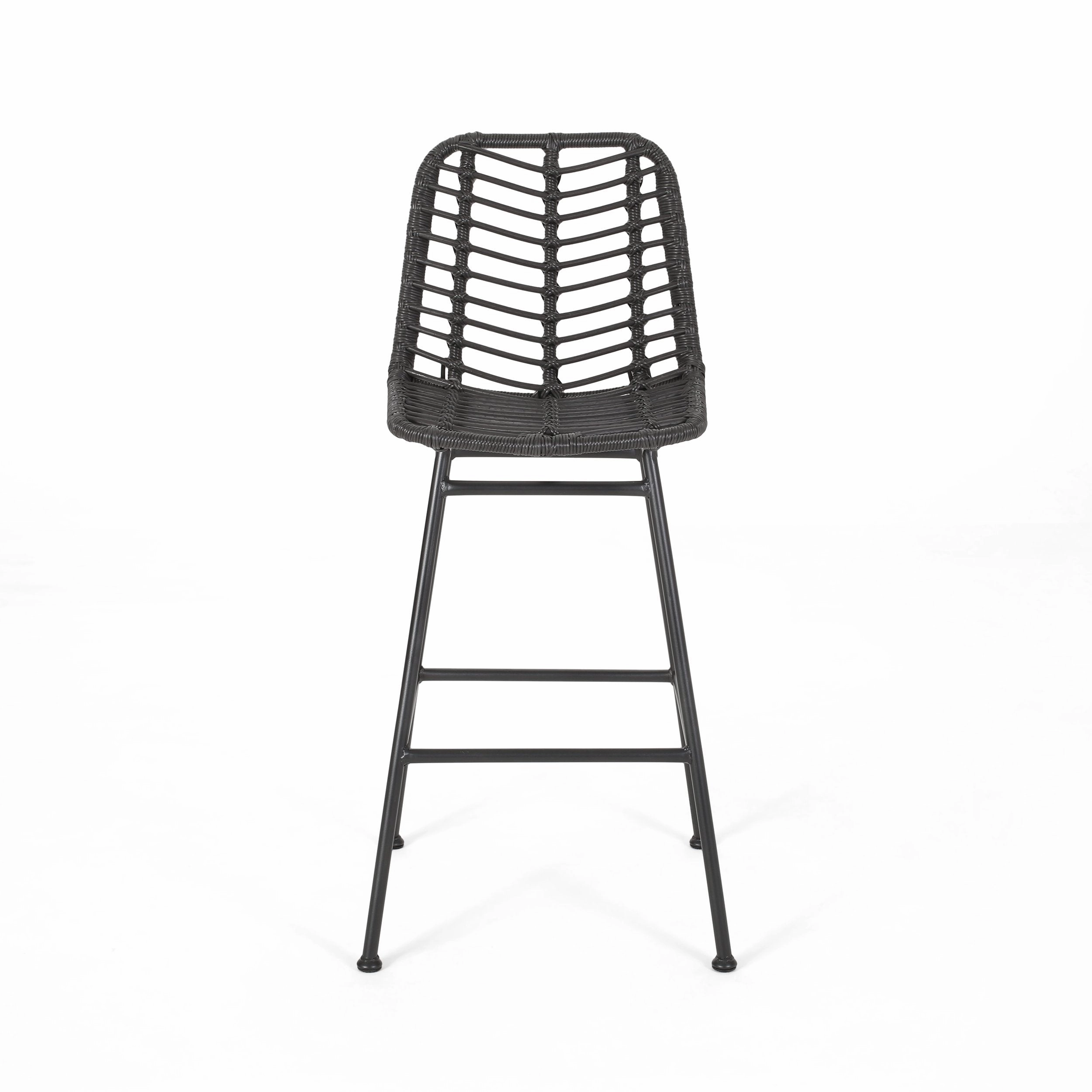 Outdoor Wicker Barstools (Set of 2) - NH189903