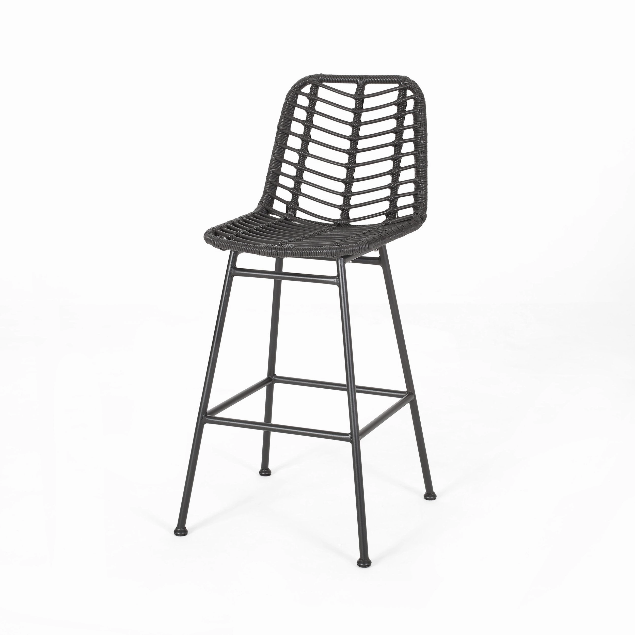 Outdoor Wicker Barstools (Set of 2) - NH189903
