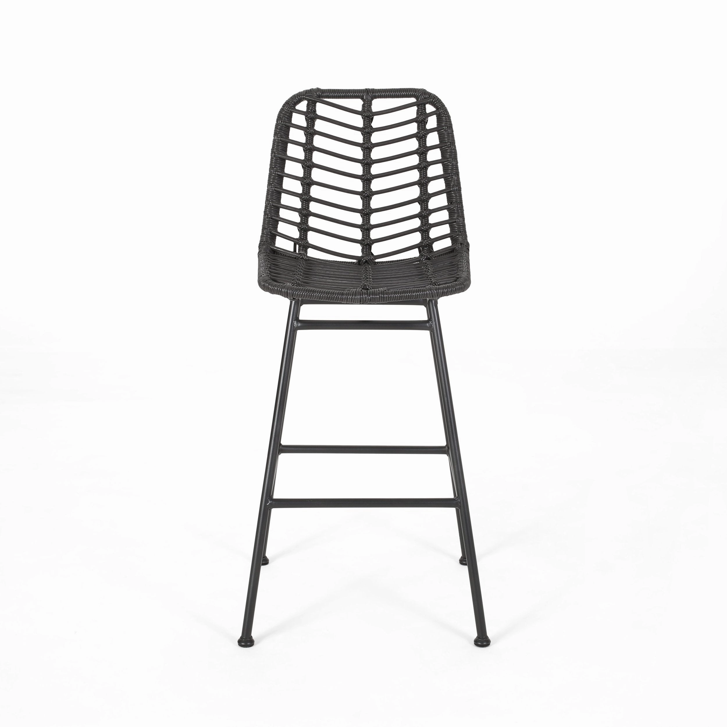 Outdoor Wicker Barstools (Set of 2) - NH189903