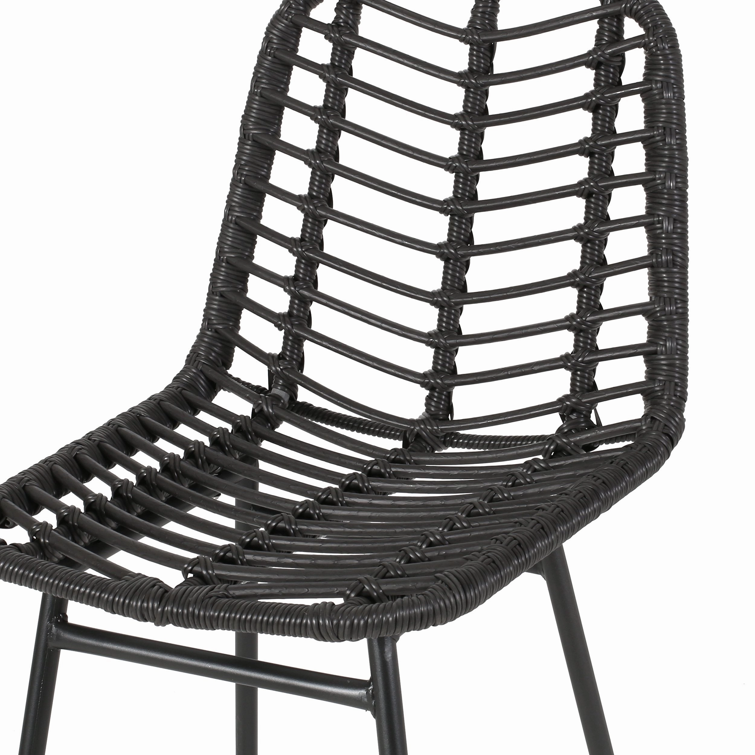 Outdoor Wicker Barstools (Set of 4) - NH750013