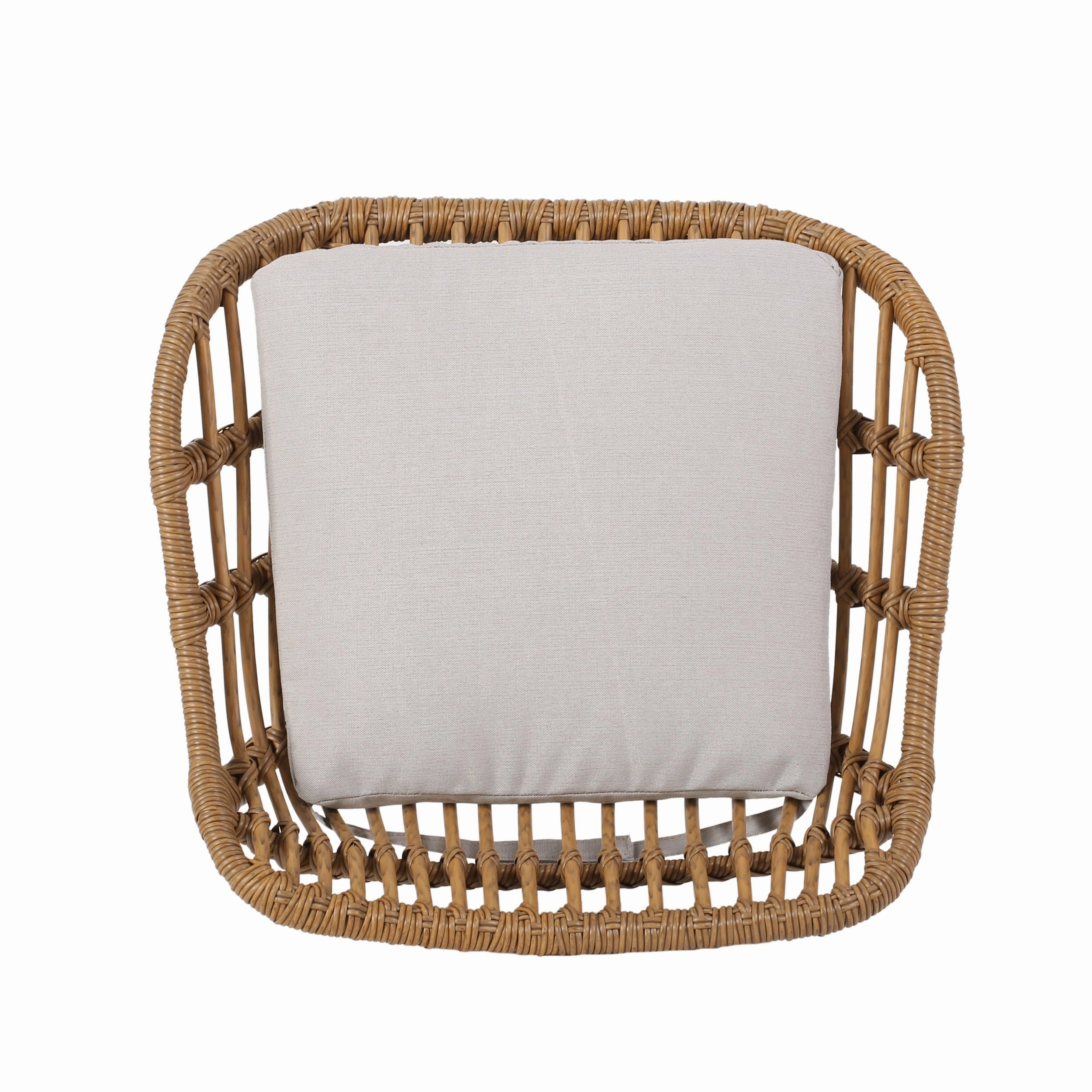 Outdoor Wicker Barstools with Cushions (Set of 4) - NH950013
