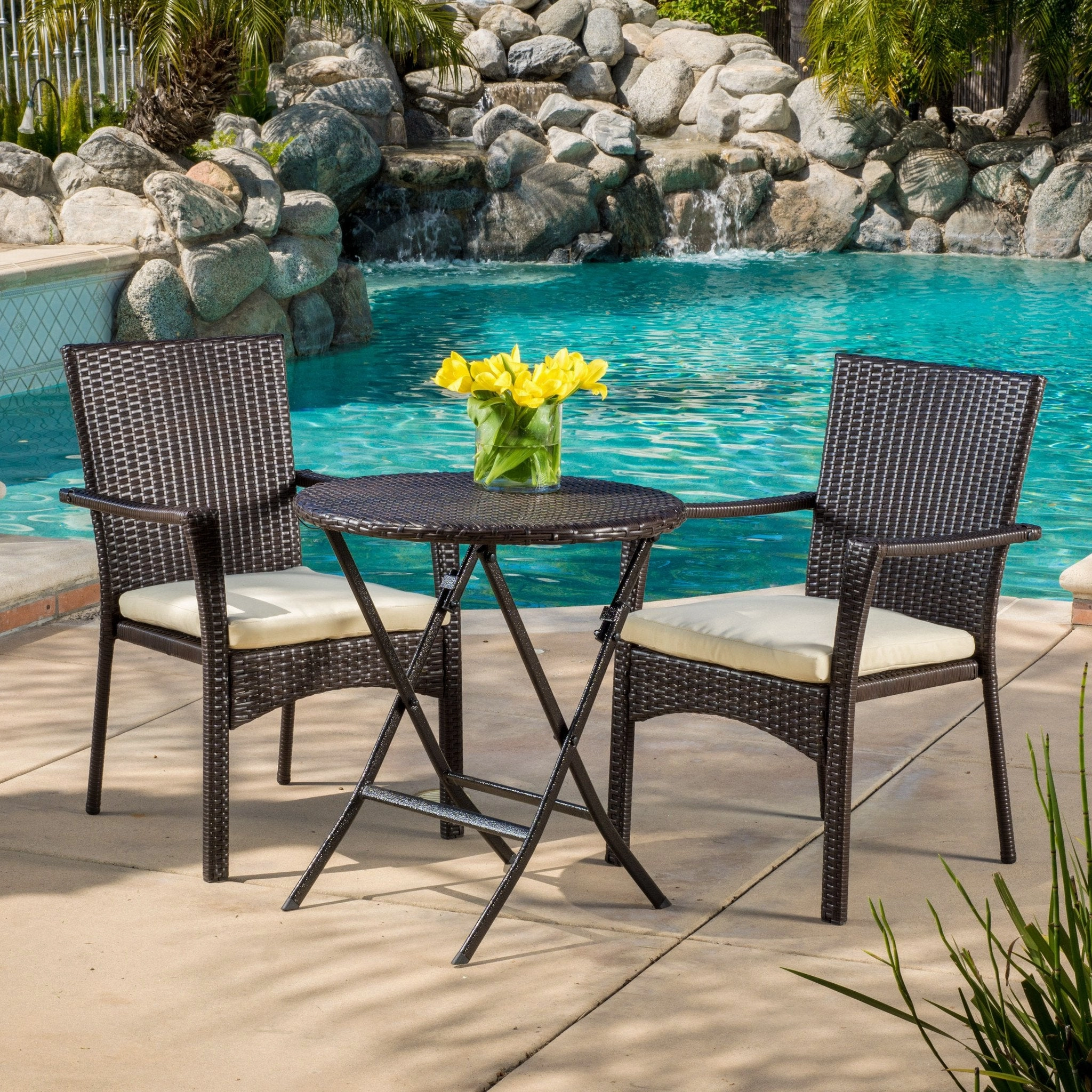 Outdoor Wicker Bistro Set - NH562792 outdoor lounge chair, patio sofa