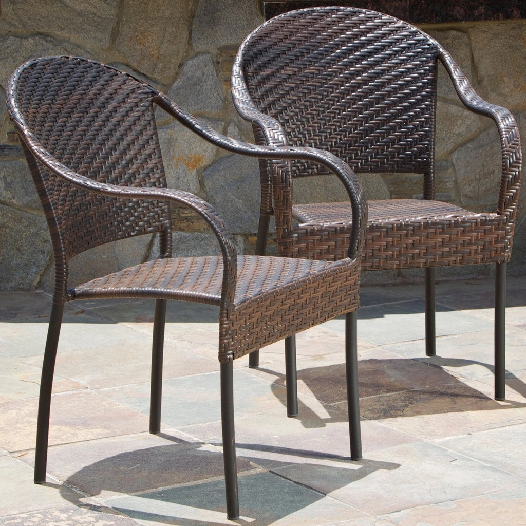 Outdoor Wicker Chair (Set of 2) - NH404612 outdoor lounge chair, patio sofa