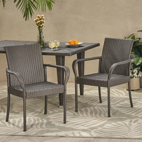 Outdoor Wicker Dining Chair (Set of 2) - NH070113 outdoor lounge chair, patio sofa