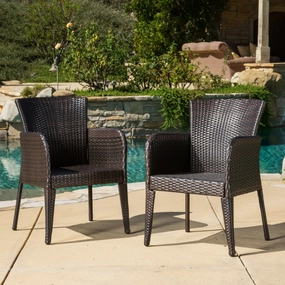 Outdoor Wicker Dining Chair (Set of 2) - NH849592 outdoor lounge chair, patio sofa