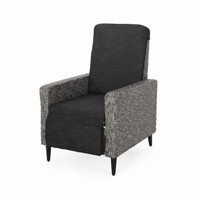 Outdoor Wicker Recliner - NH409313 outdoor furniture, garden bench