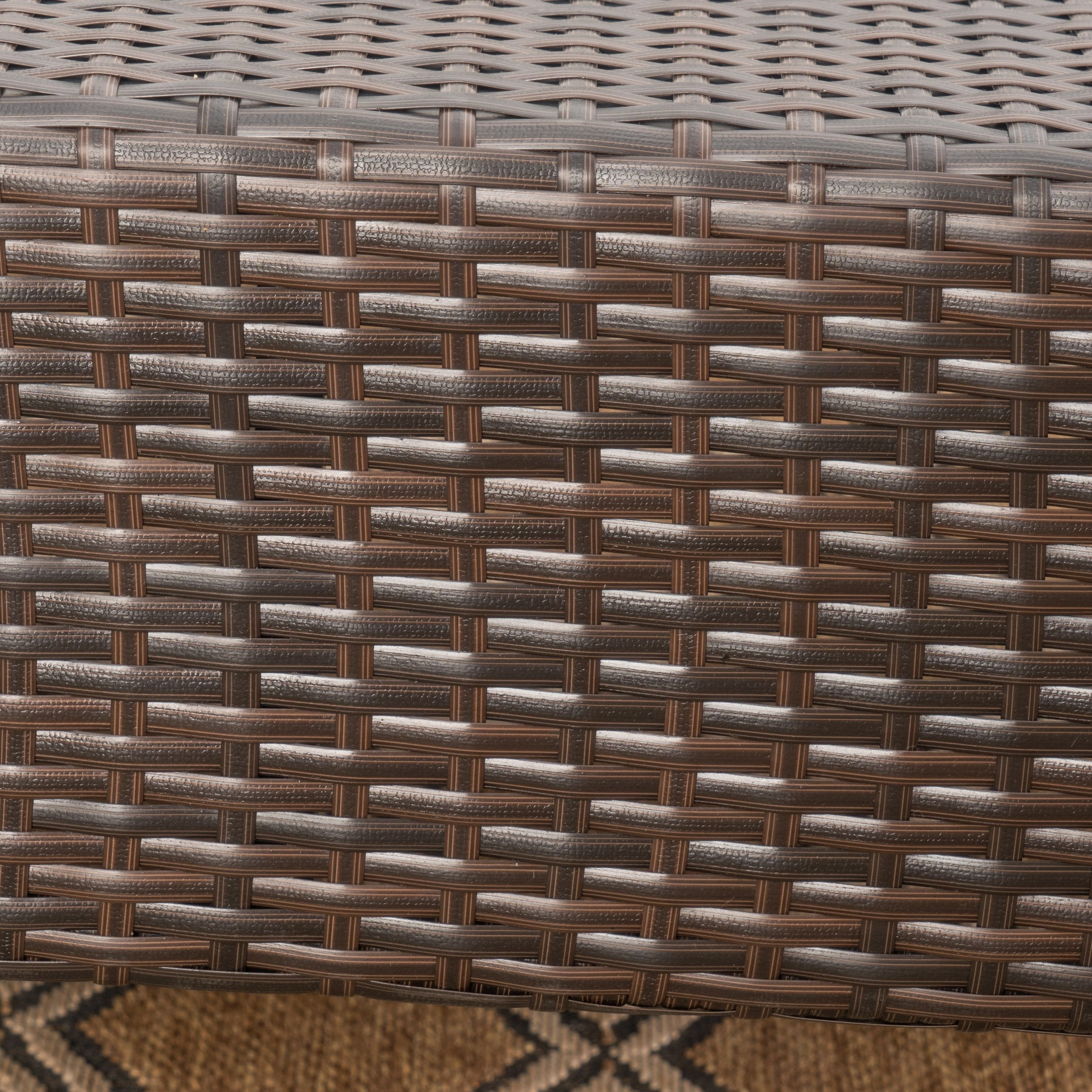 Outdoor Wicker Sofa Set with Water Resistant Cushions - NH877003