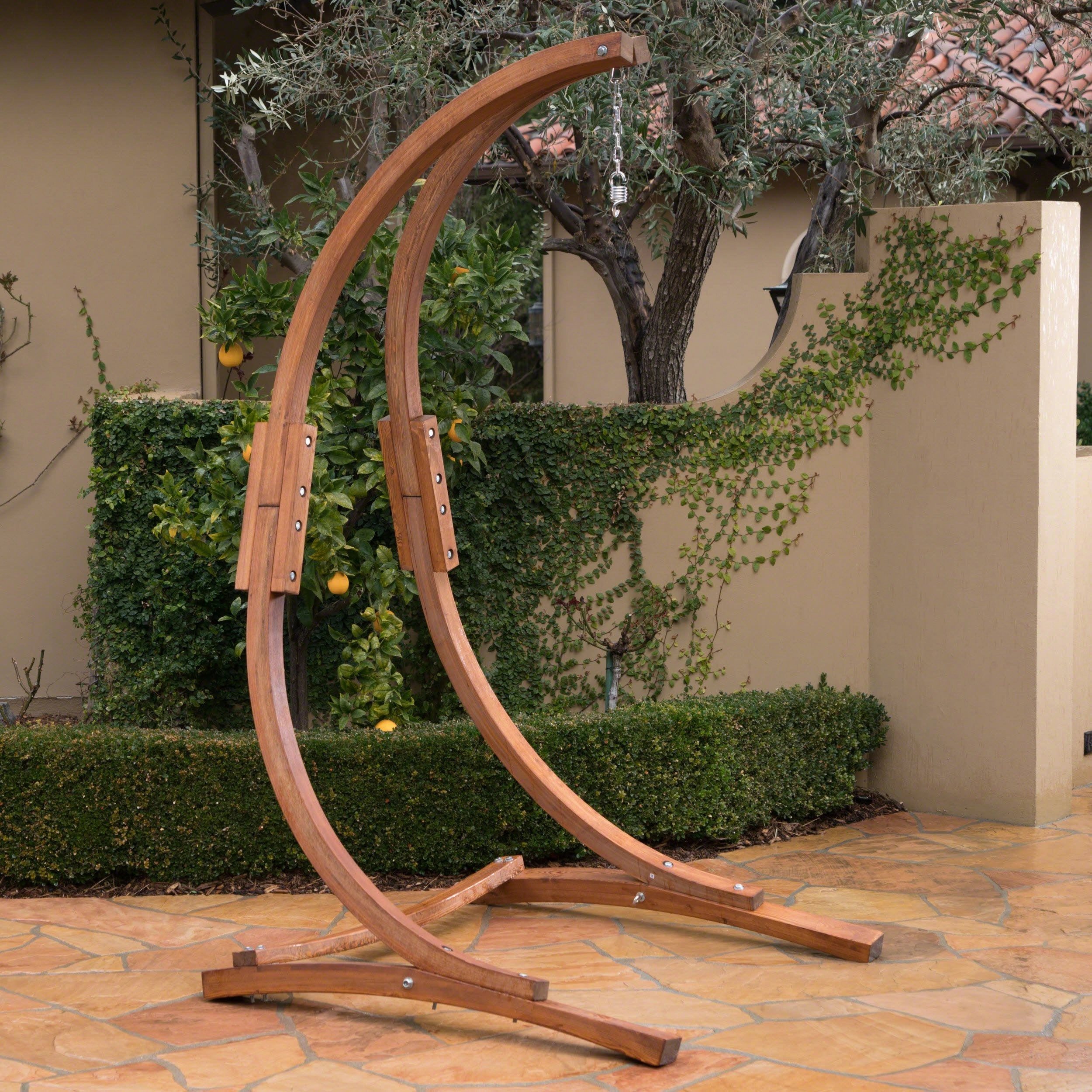 Outdoor Wood Hammock Chair Stand - NH299303 outdoor furniture, garden bench
