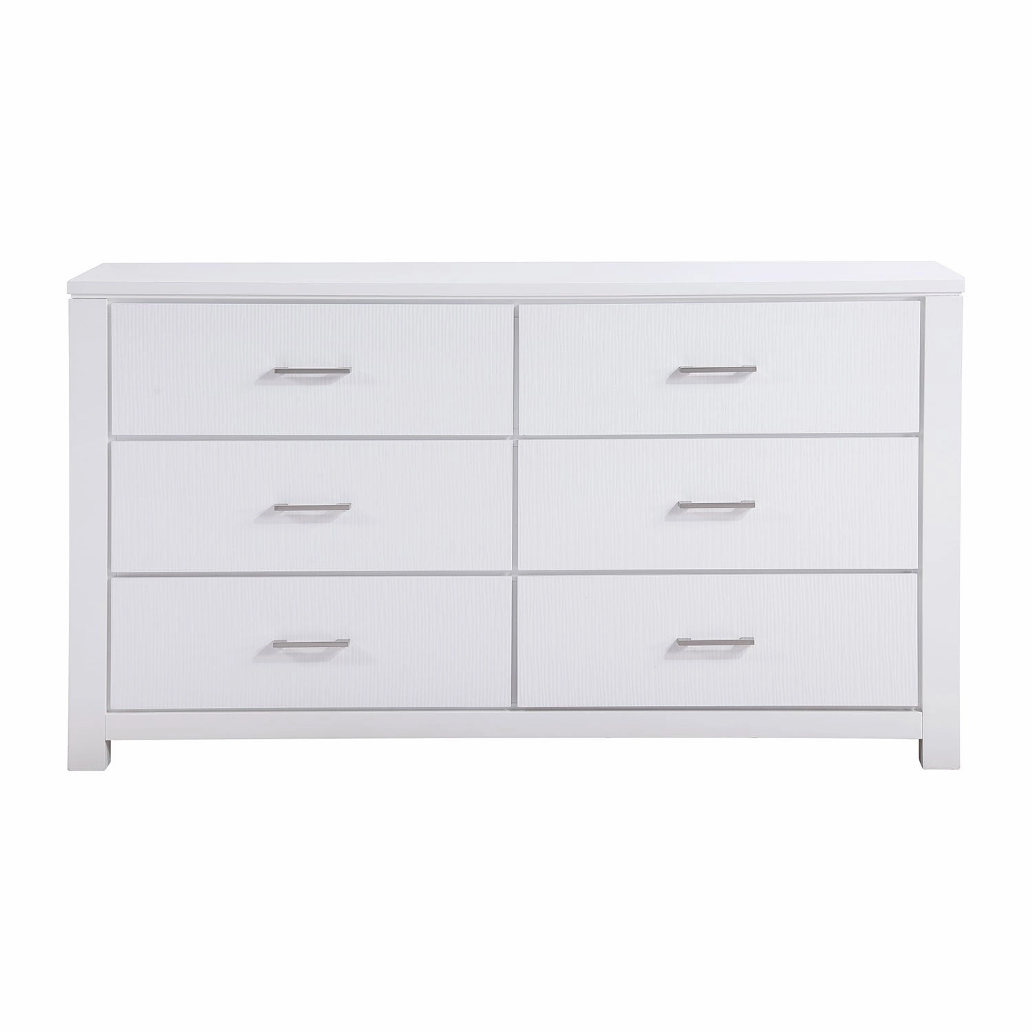 Paris 6-Drawer Dresser - White