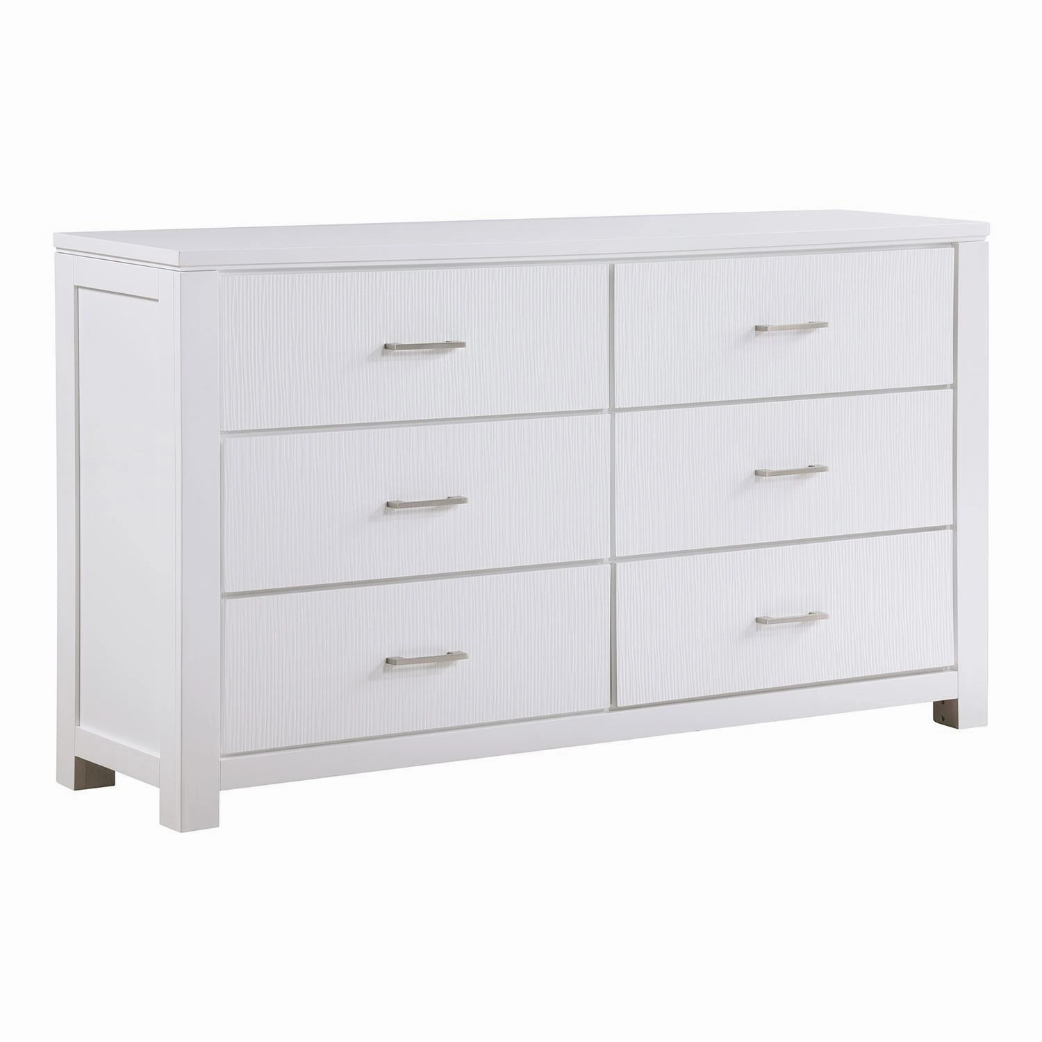 Paris 6-Drawer Dresser - White