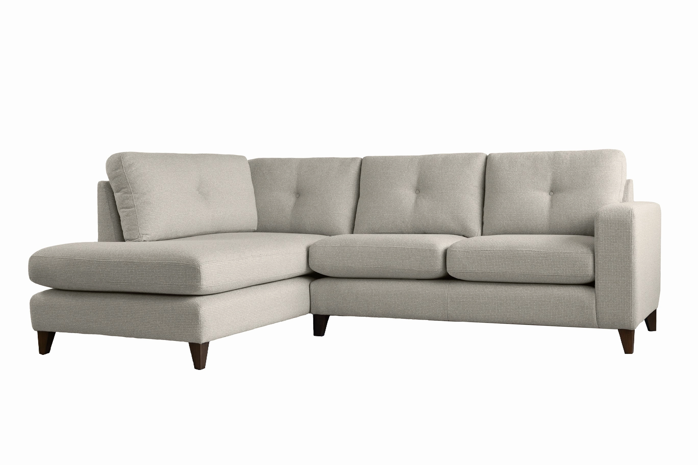 Parker | Chaise Sofa Option 2 | Wicker Silver