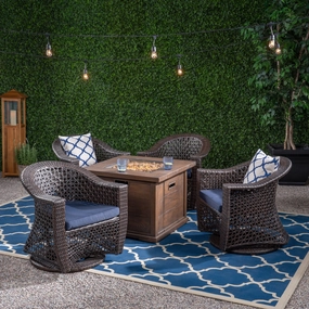 Patio Fire Pit Set - NH062703 outdoor furniture, garden bench