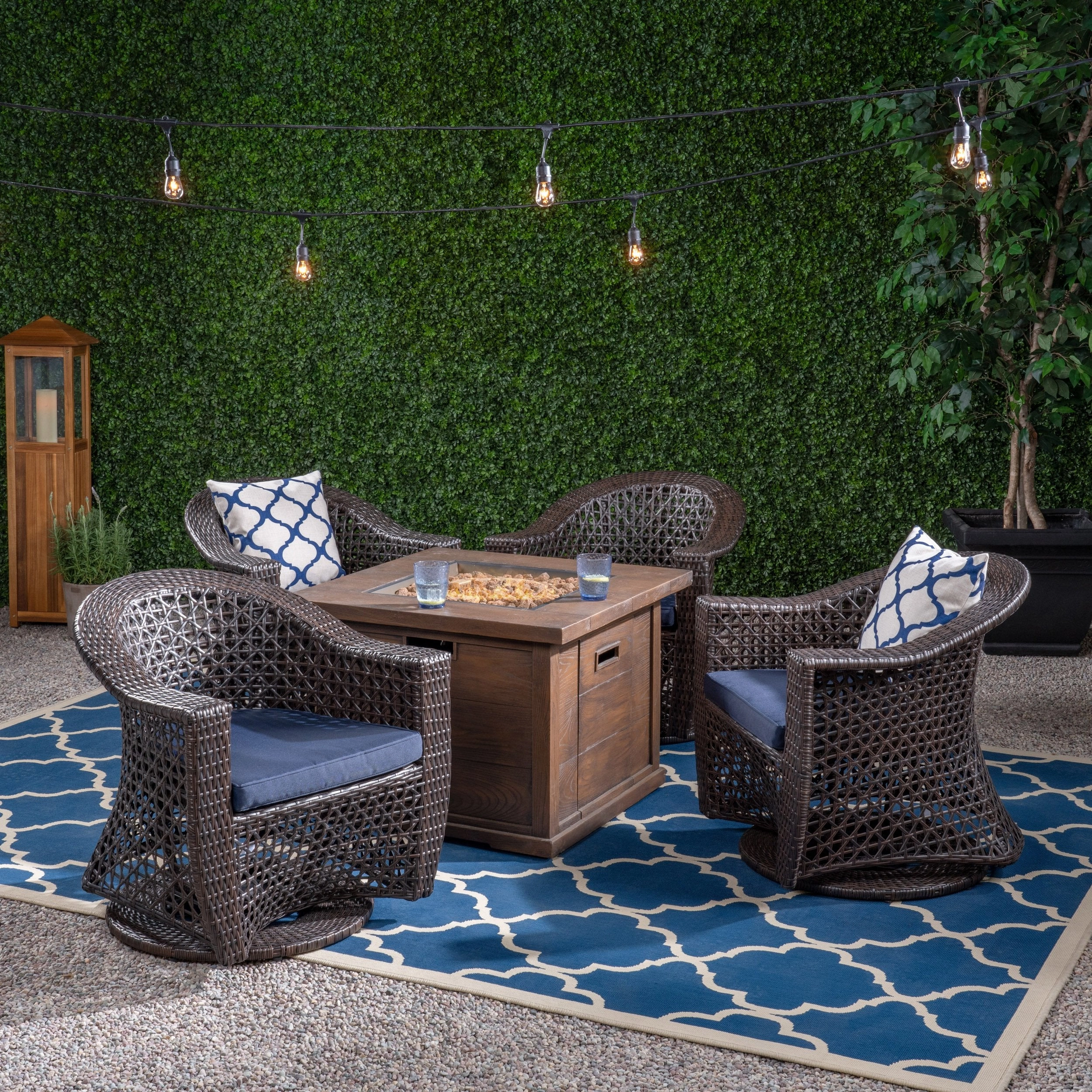 Patio Fire Pit Set - NH062703 outdoor furniture, garden bench