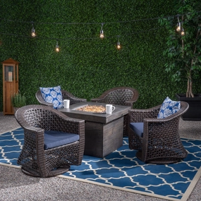 Patio Fire Pit Set - NH162703 outdoor furniture, garden bench