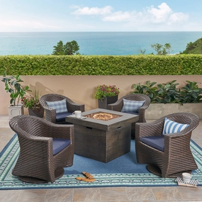 Patio Fire Pit Set - NH752703 outdoor furniture, garden bench