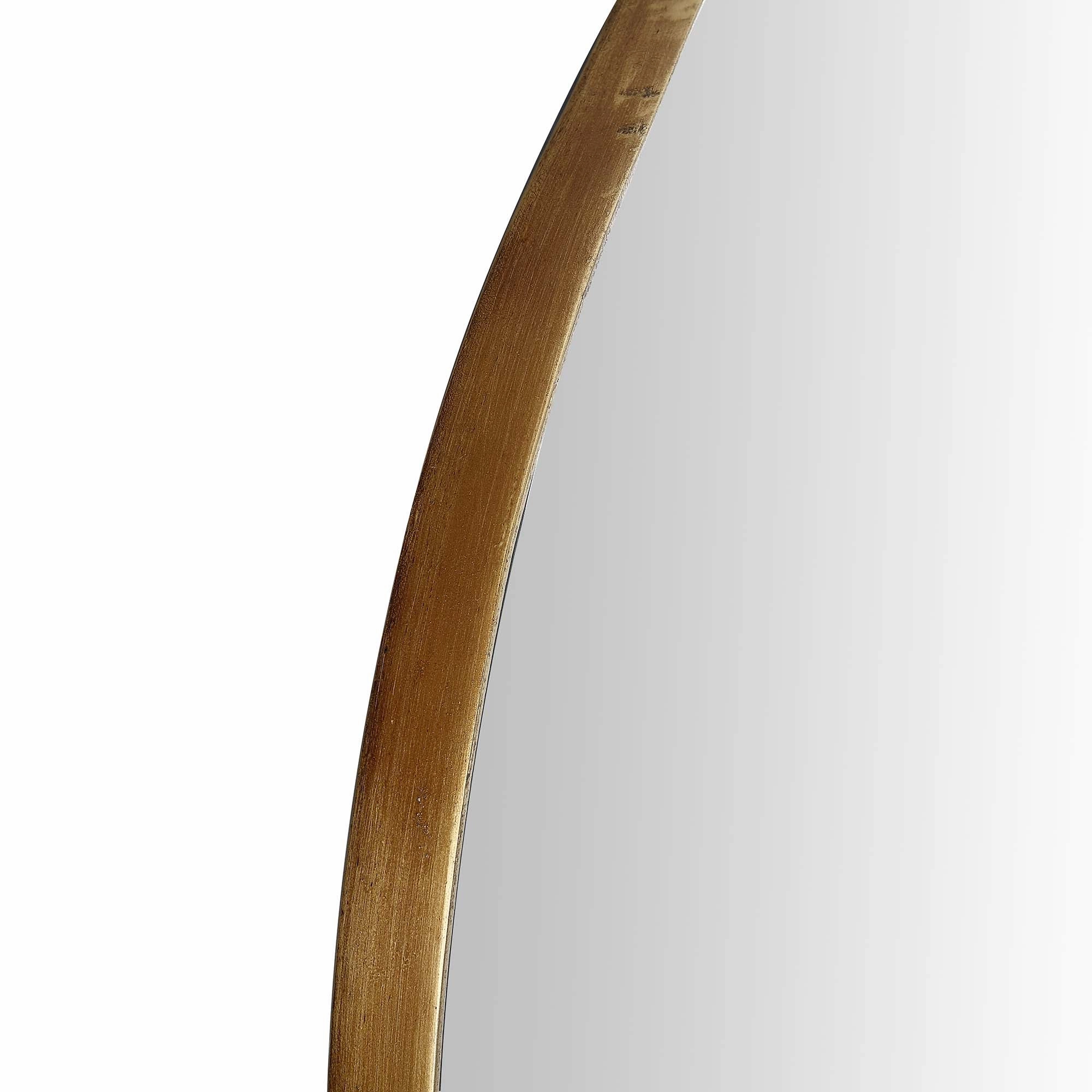 Pavia Irregular Shaped Extra Large Full Length Mirror 160 x 115 cm, Antique Gold