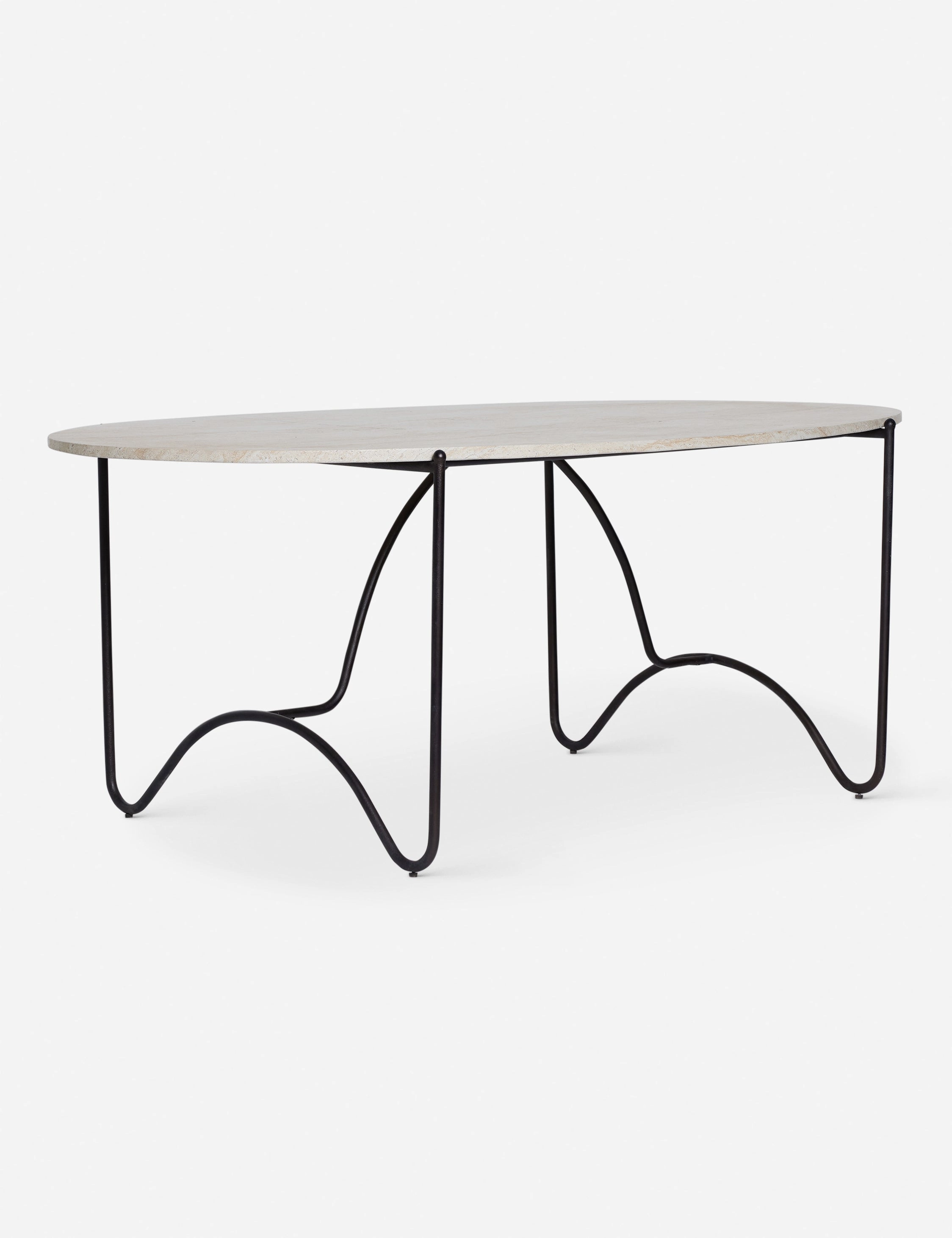 Peggy Outdoor Oval Dining Table by Sarah Sherman Samuel