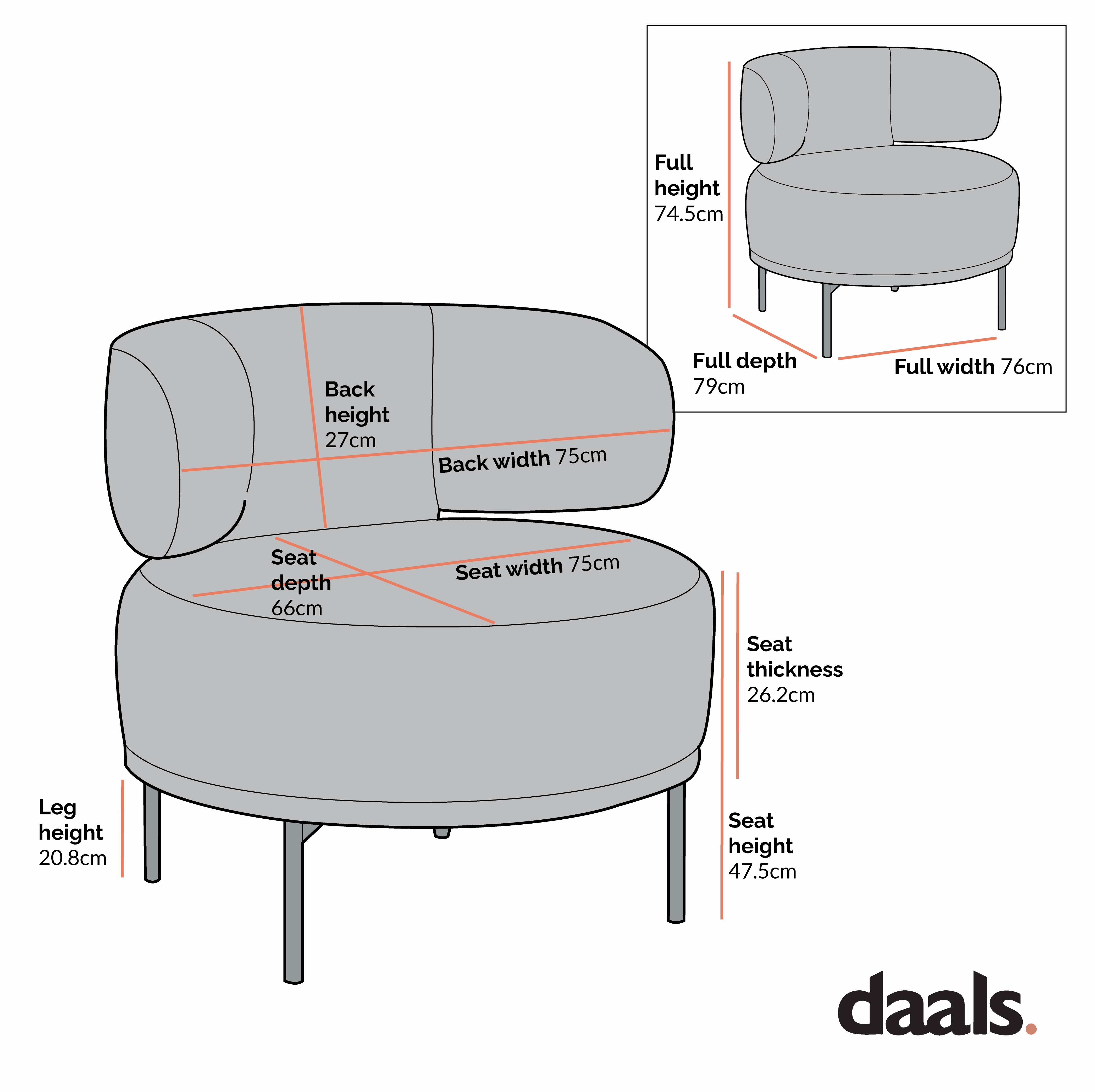 Penn Taupe Boucle Wing Back Accent Chair