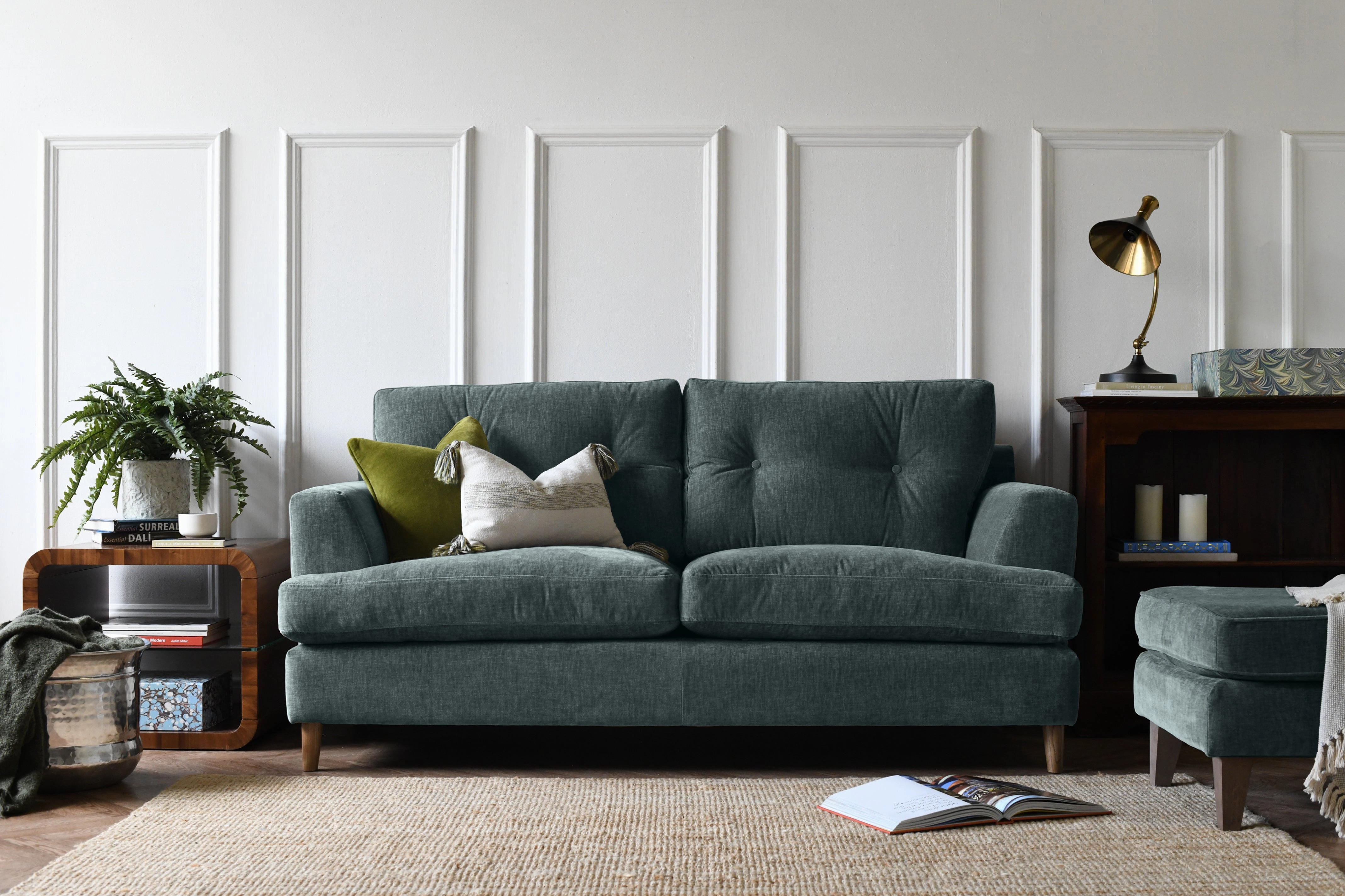 Percy | 3 Seater Sofa | Brunswick Teal