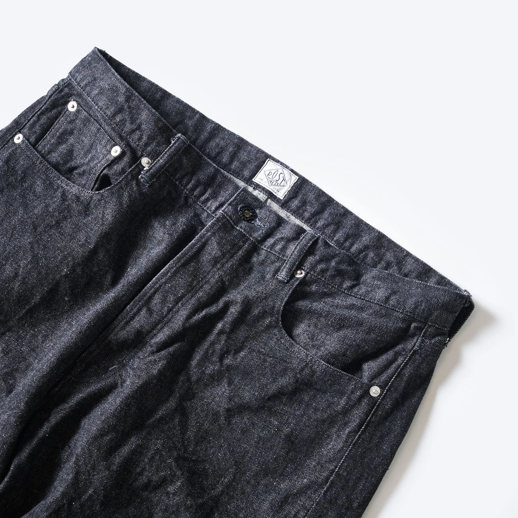Post O'Alls No.1 Five Pocket 12 oz. selvedge - Black