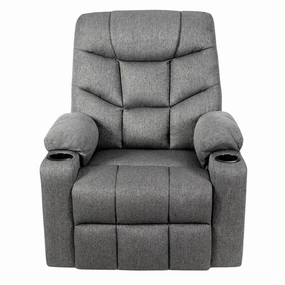 Power Lift Chair w/ 8 Point Massage & Lumbar Heat & 2 Side Pockets Cup Holders USB Charge Port recliner chair, sleeper chair