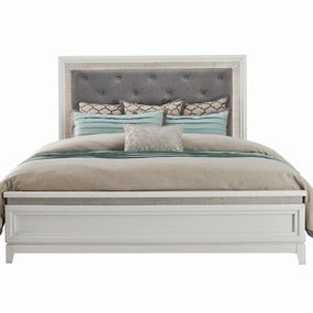 Reflections 3 - Piece King Bed - White