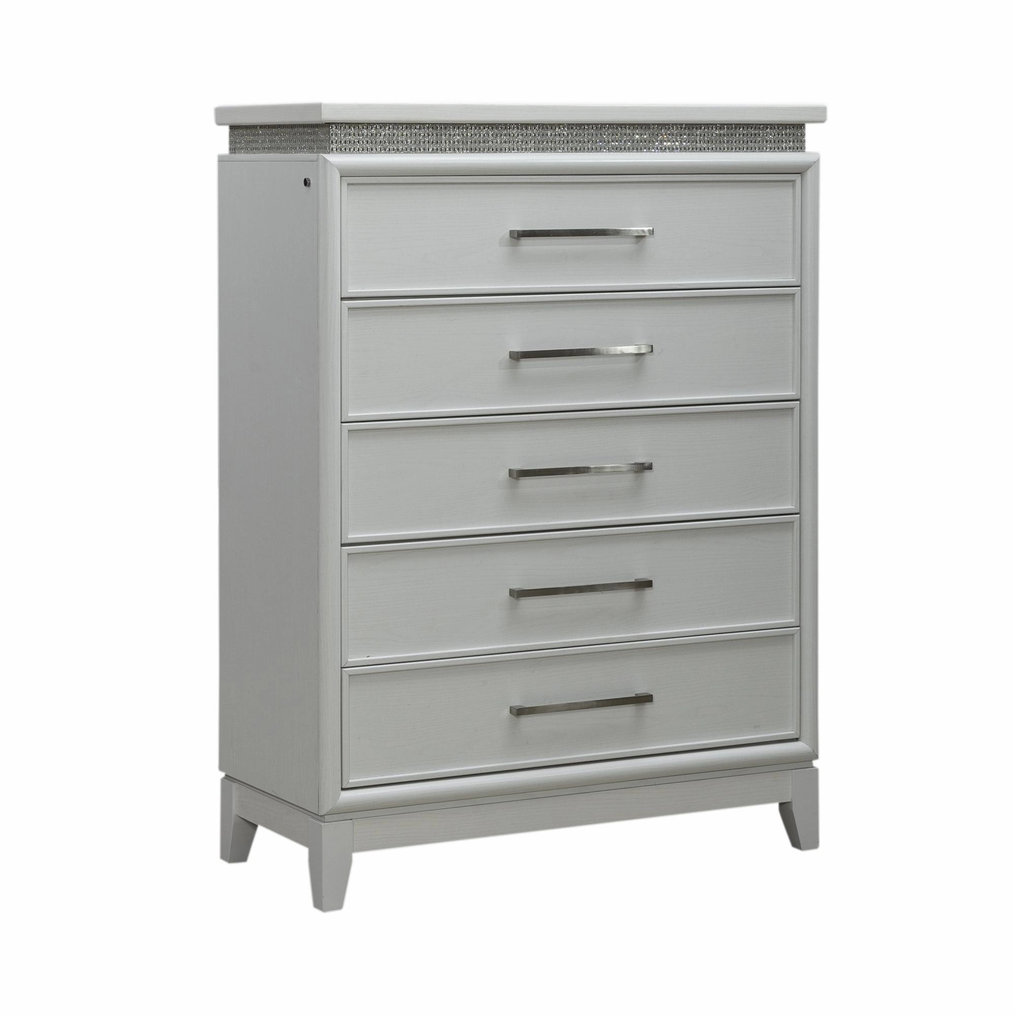 Reflections 5-Drawer Chest - White