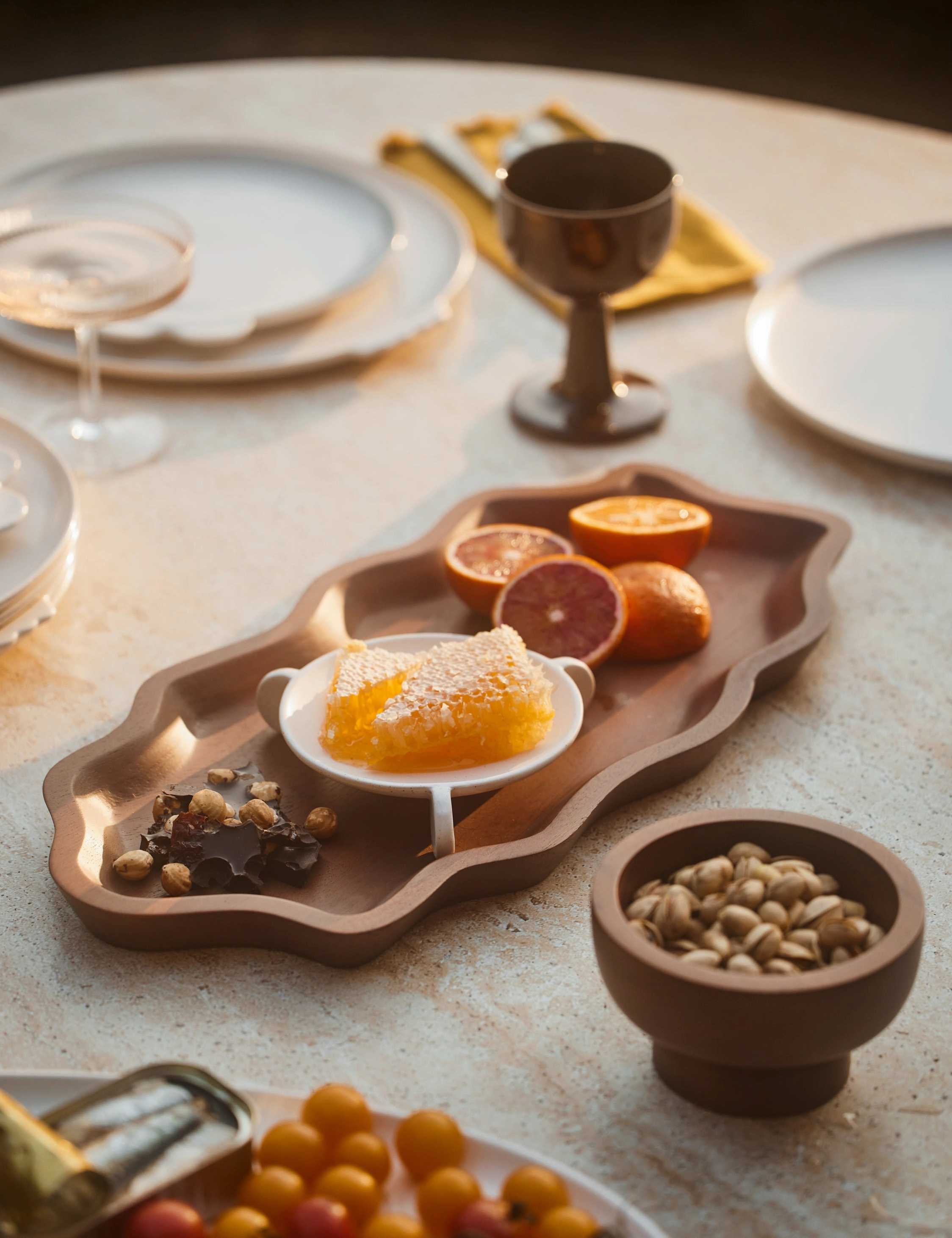 Ruffle Serving Tray by Sarah Sherman Samuel