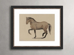 Rustic Portraits II Framed Print