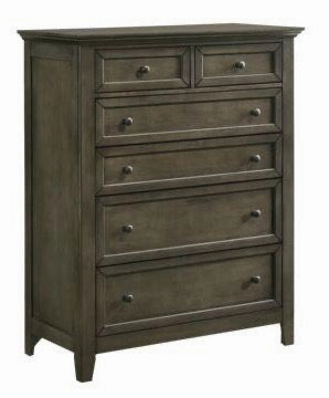 San Mateo 5-Piece Queen Panel Bedoom Package - Pewter
