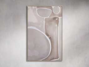 Sand Column Framed Print
