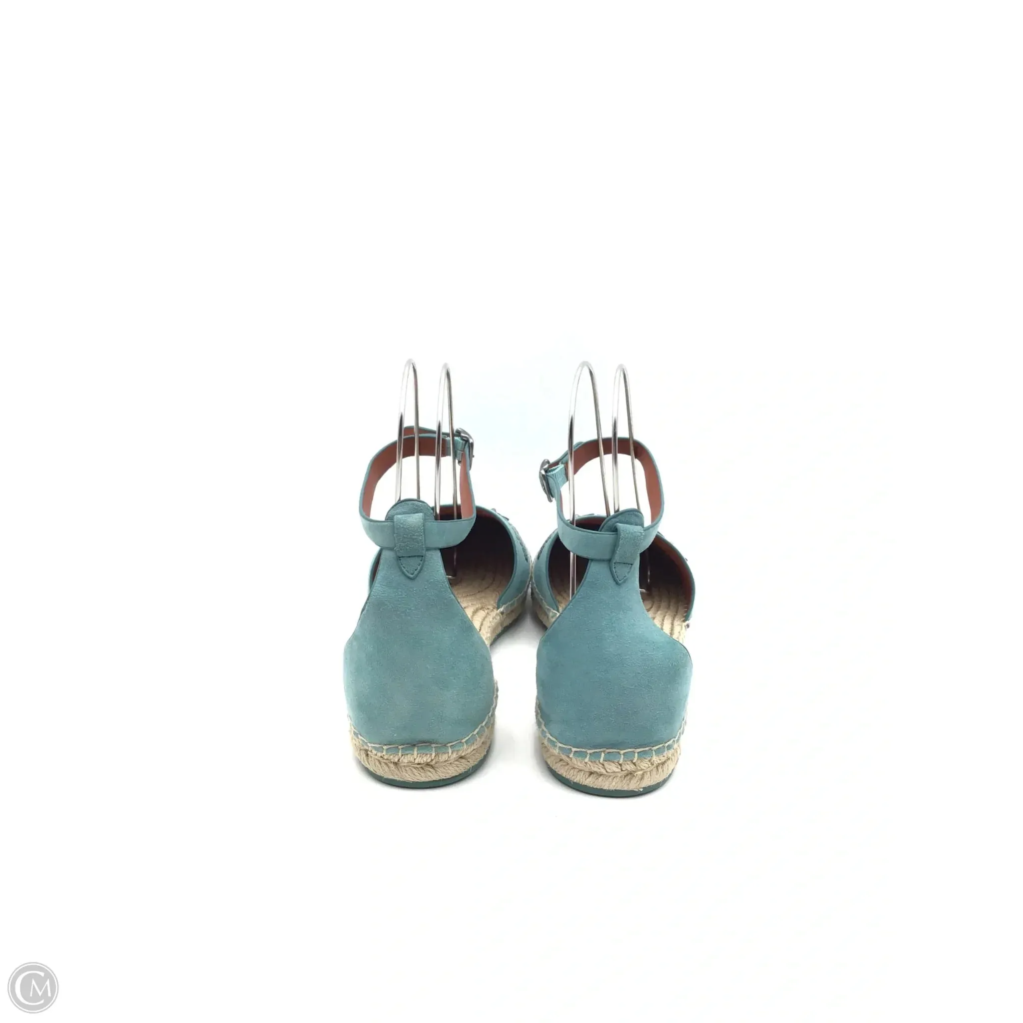 Sandals Designer By Coach In Teal, Size: 11