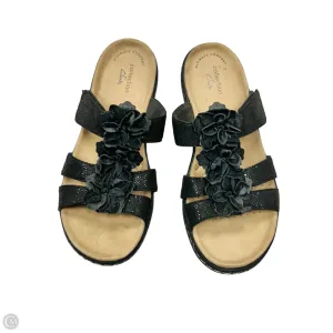 Sandals Flats By Clarks In Black, Size: 6.5 clarks