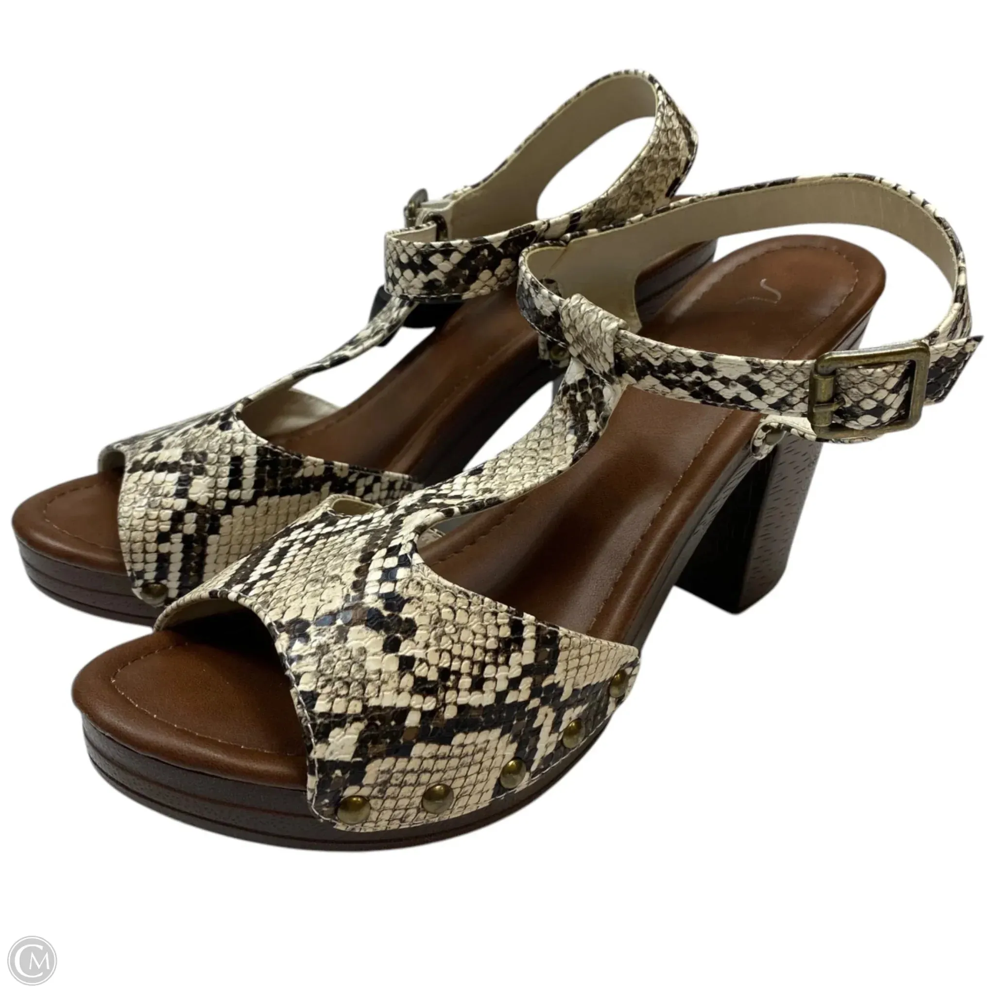 Sandals Flats By Clarks In Black, Size: 9 clarks