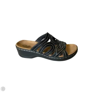 Sandals Flats By Clarks In Black, Size: 9 clarks