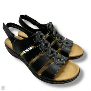 Sandals Flats By Clarks In Black, Size: 9.5 clarks