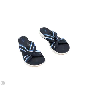 Sandals Flats By Clarks In Blue, Size: 8.5 clarks