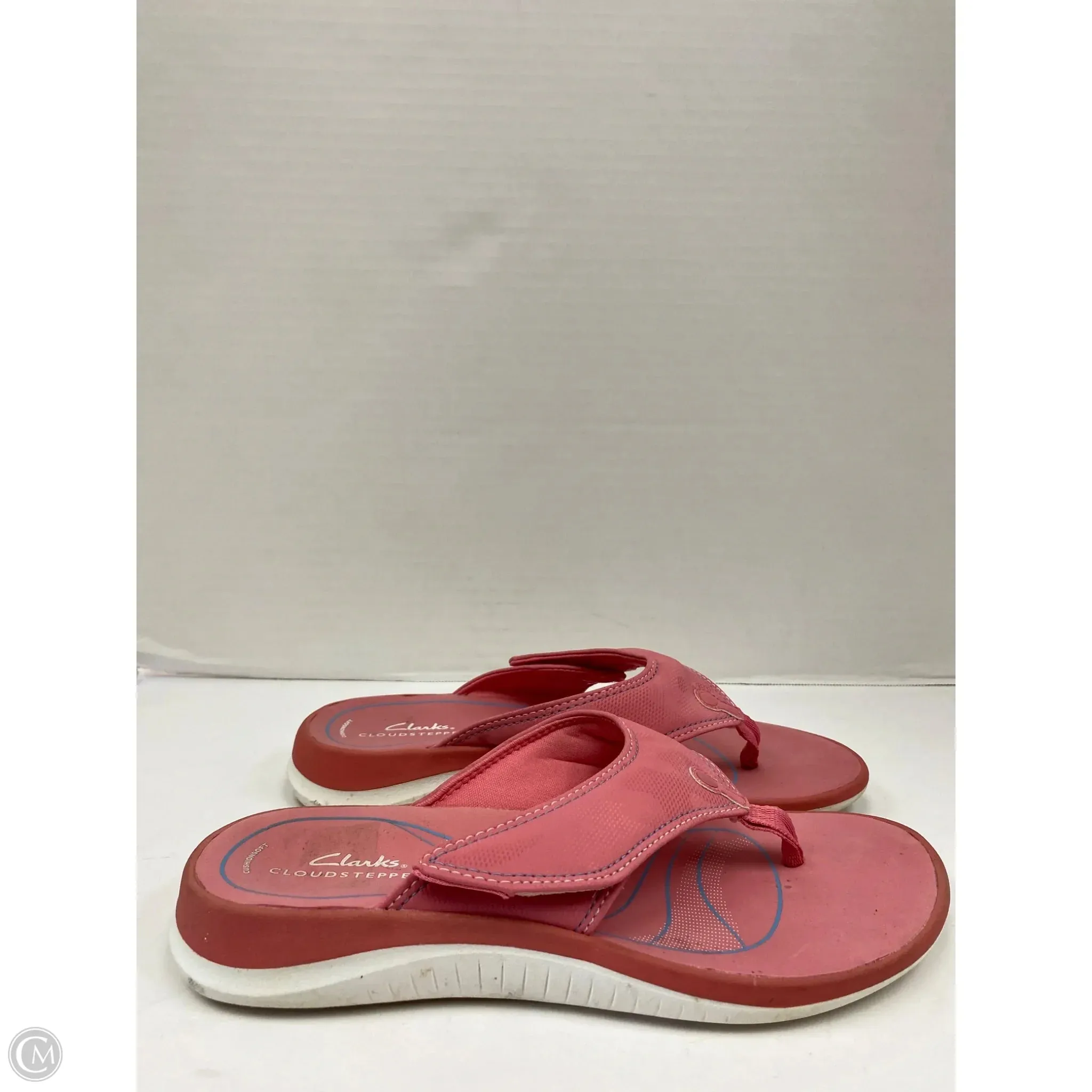 Sandals Flats By Clarks In Pink, Size: 7 clarks