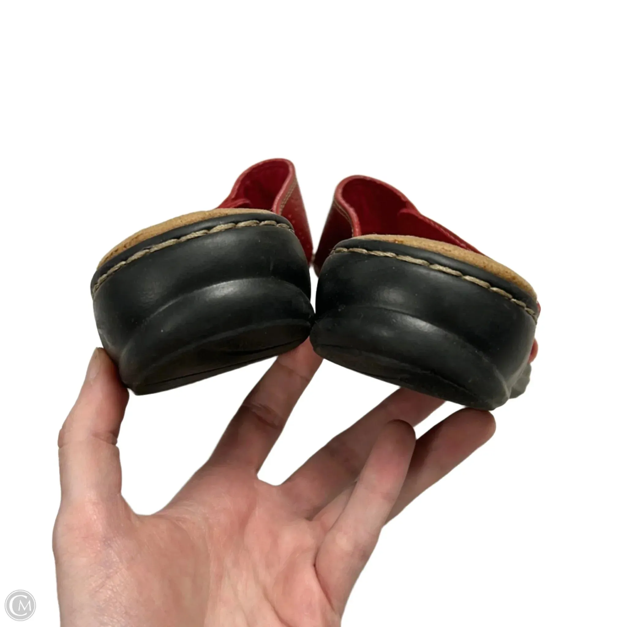 Sandals Flats By Clarks In Red, Size: 8.5 clarks
