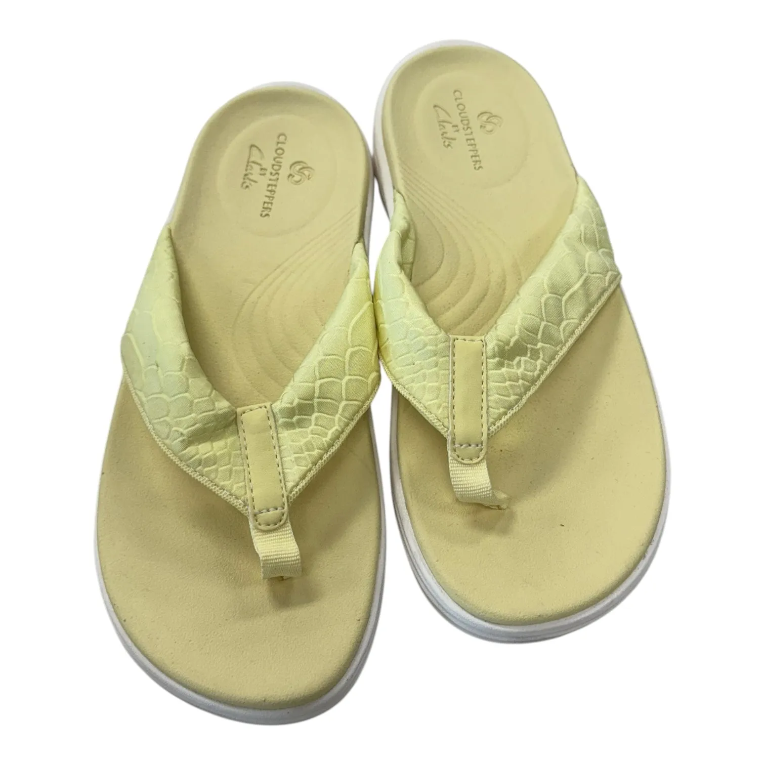 SANDALS FLATS by CLARKS In YELLOW, Size: 7 clarks