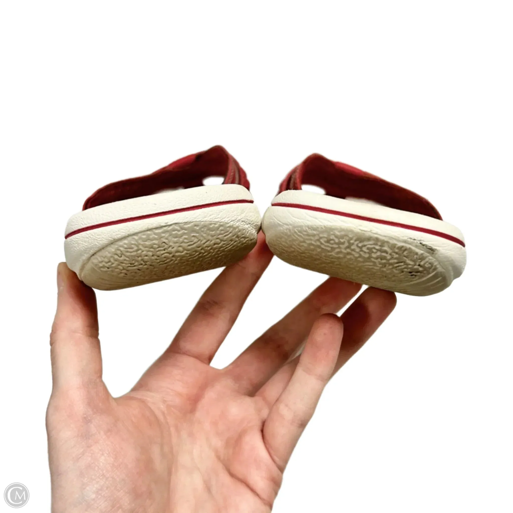 Sandals Flip Flops By Clarks In Red, Size: 6 clarks
