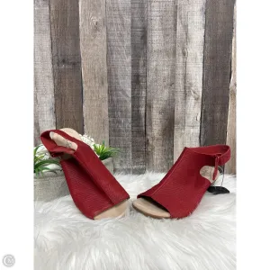 Sandals Heels Block By Clarks In Red, Size: 11 clarks