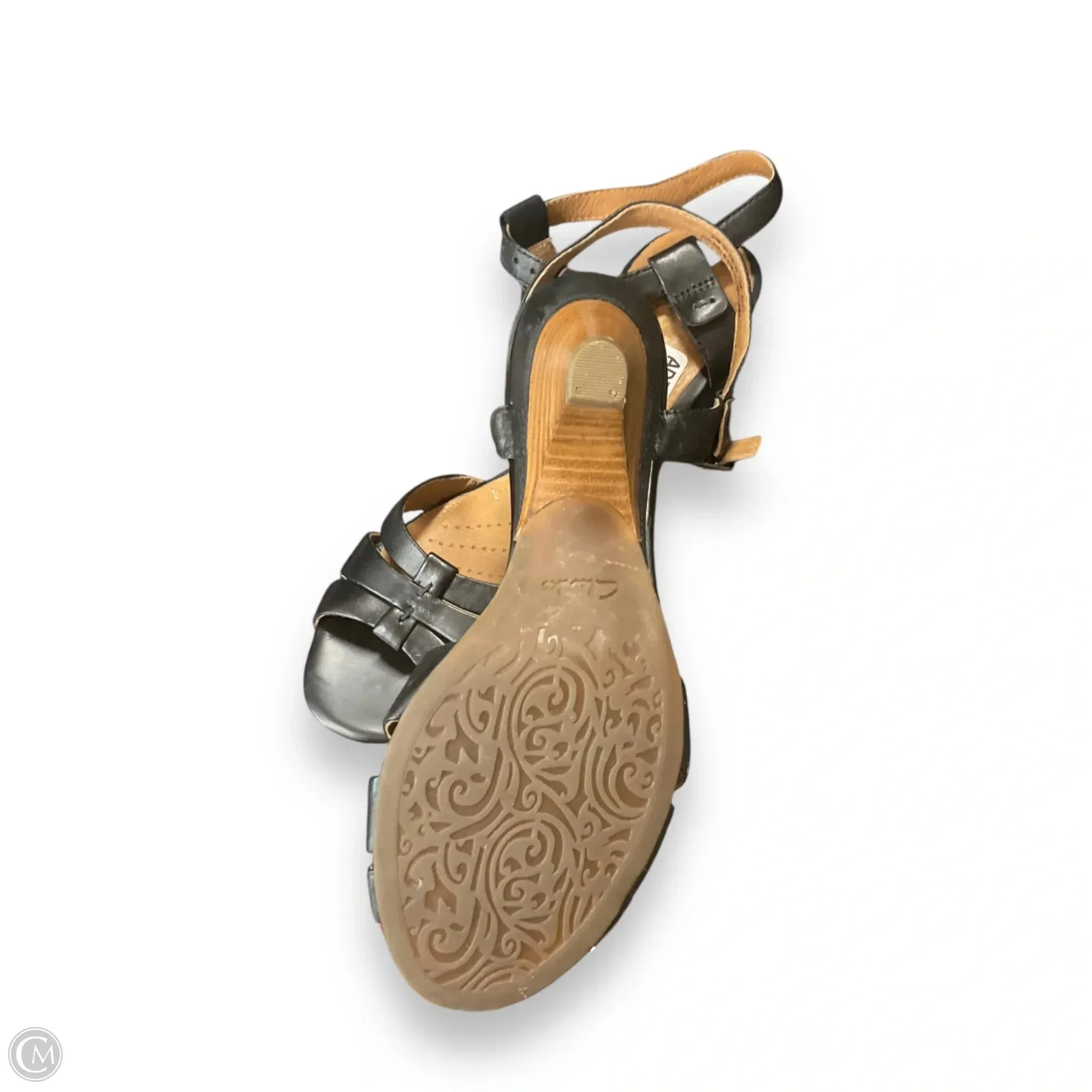 Sandals Heels Kitten By Clarks In Black, Size: 6.5 clarks