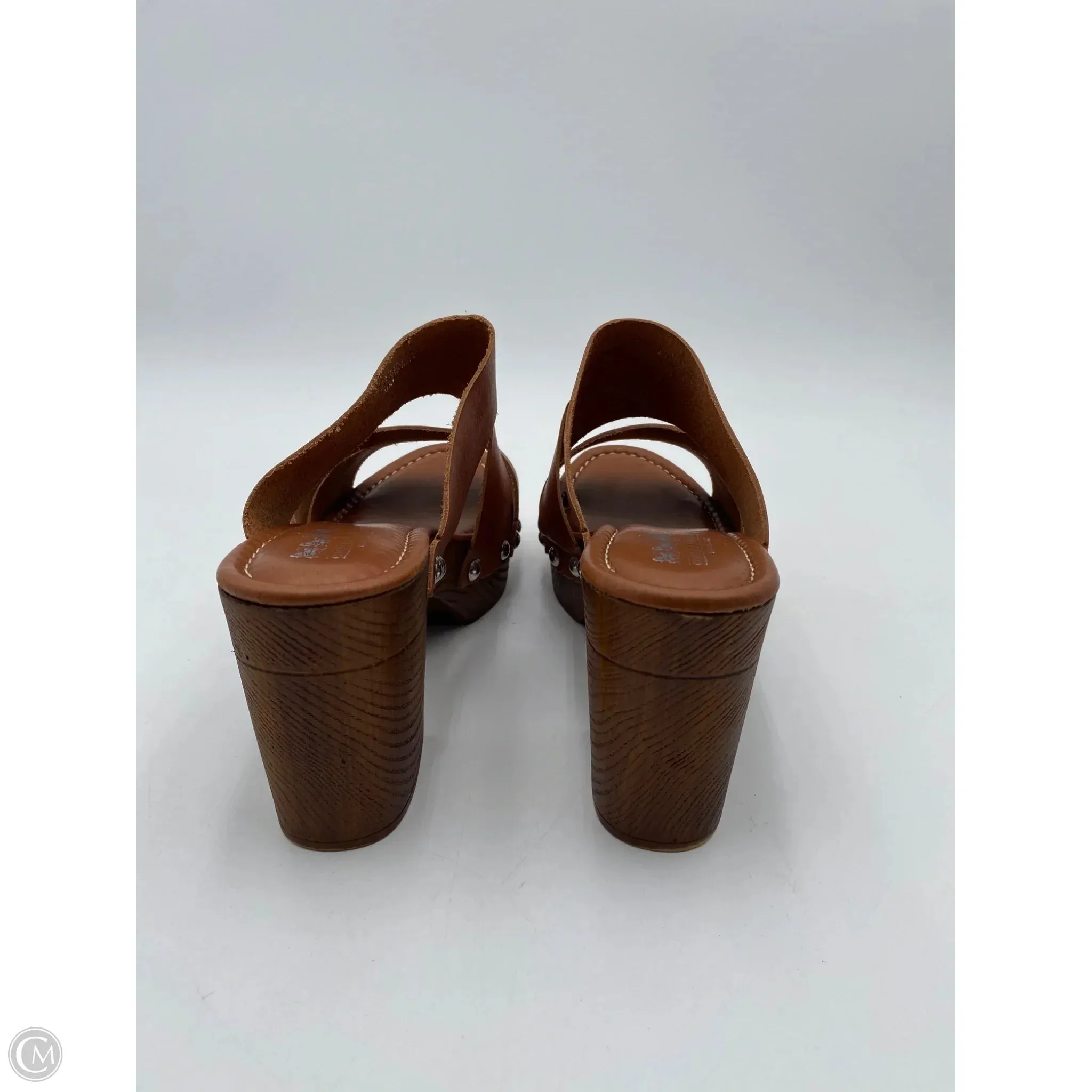 Sandals Heels Platform By Coach And Four In Brown, Size: 9
