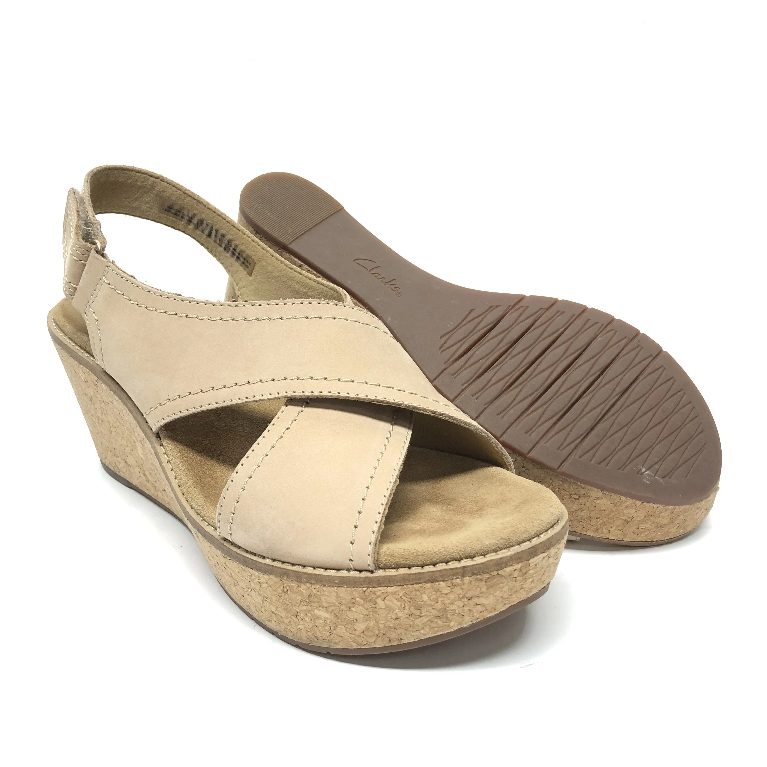Sandals Heels Wedge By Clarks  Size: 10 clarks