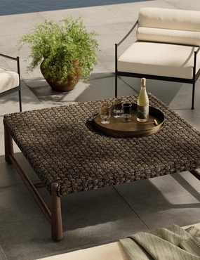 Savio Indoor / Outdoor Square Coffee Table by Amber Lewis x Four Hands