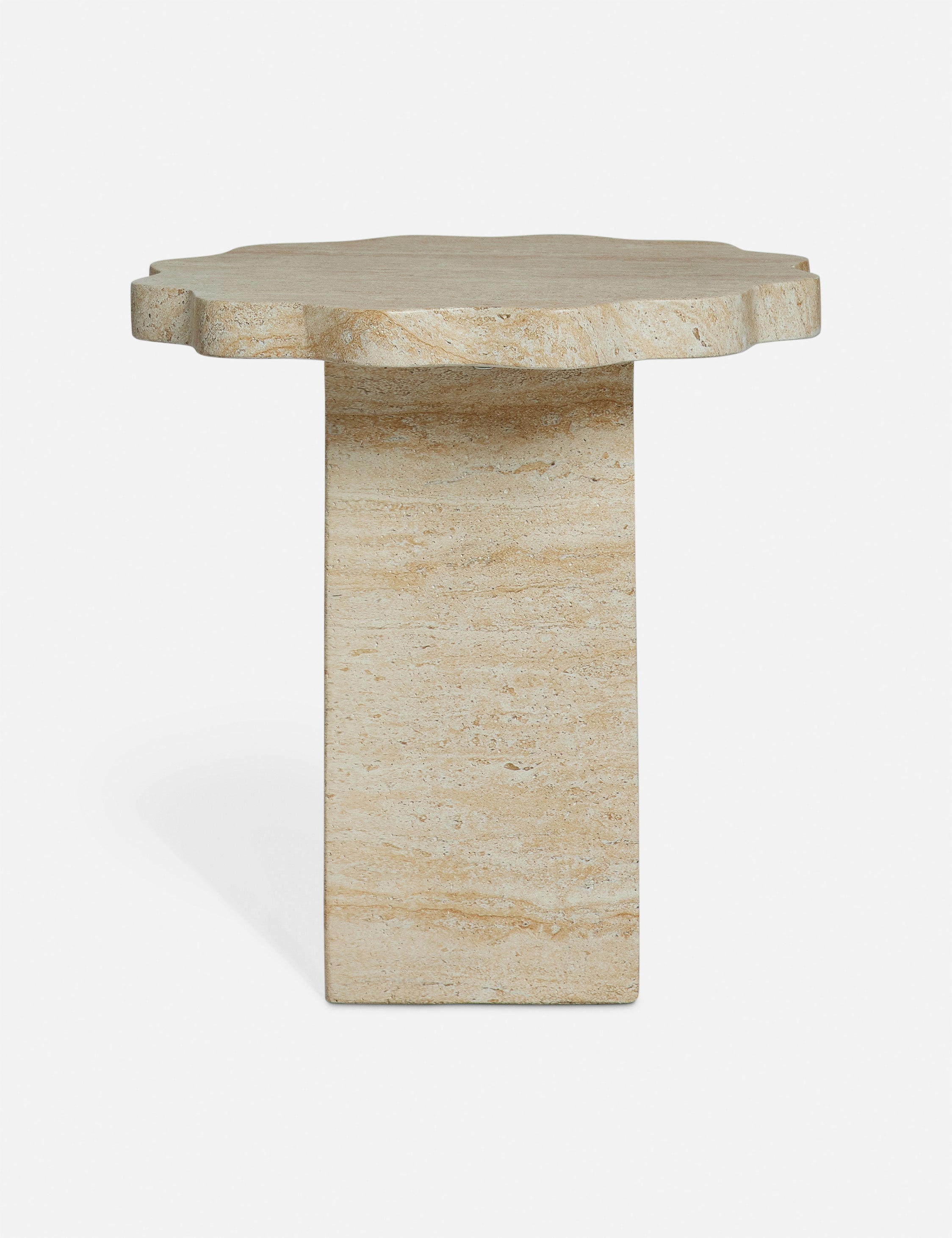 Scalloped Indoor / Outdoor Side Table by Sarah Sherman Samuel