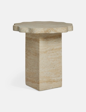 Scalloped Indoor / Outdoor Side Table by Sarah Sherman Samuel