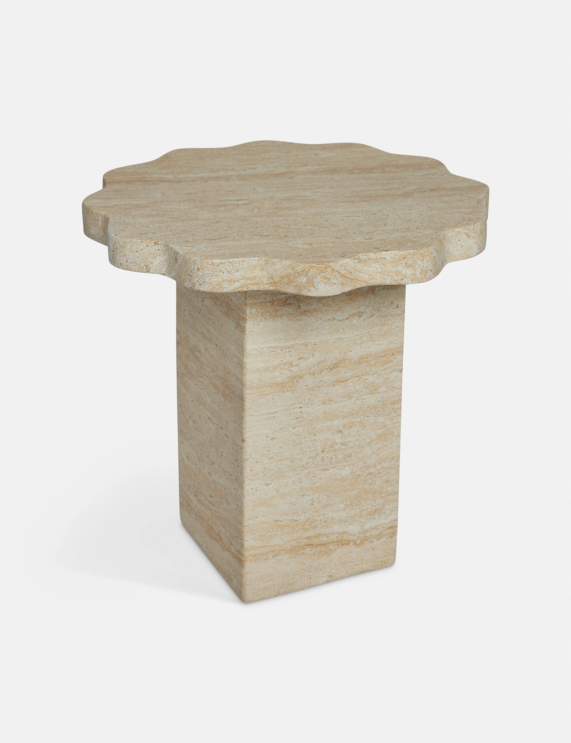 Scalloped Indoor / Outdoor Side Table by Sarah Sherman Samuel